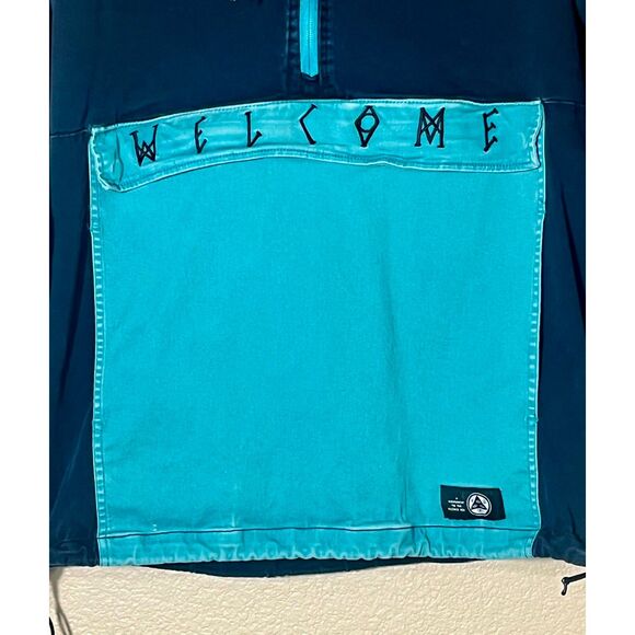 Welcome Skate Jacket Anorak Teal Medium - Picture 4 of 10